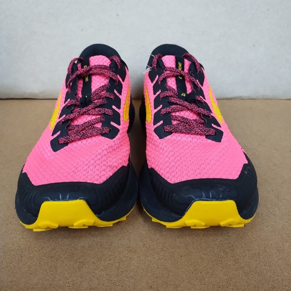New Brooks Divide 4 Shoes Womens Size 9 Pink Black Yellow Trail Running Shoes - Picture 5 of 12